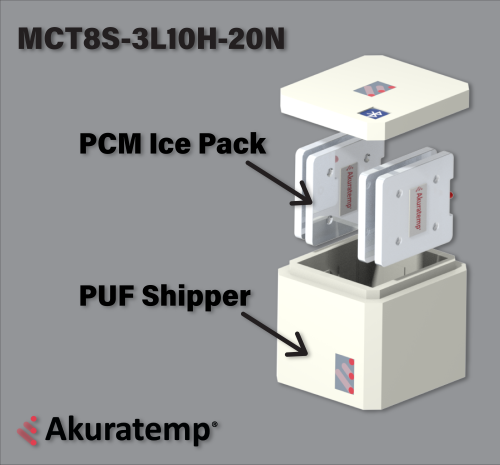 Frozen (-20°C) Universal 3Ltr Medical Courier Tote